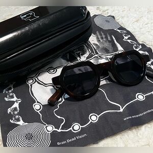 Brain Dead Men’s Dark Tortoiseshell Sunglasses